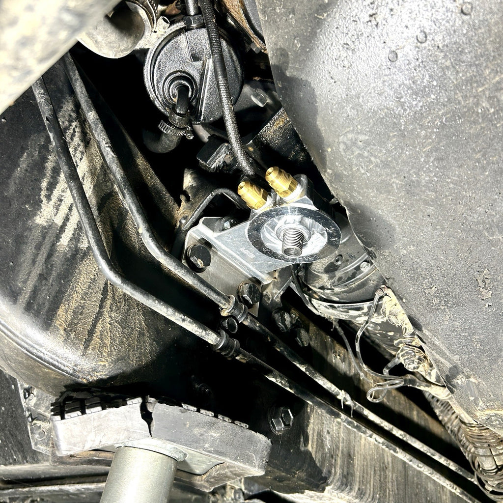 SABAR H1 coolant filter installed under a Hummer H1