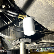 Load image into Gallery viewer, SABAR H1 coolant filter mount and fittings installed at the factory location