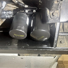 Load image into Gallery viewer, SABAR H1 bypass oil filter kit installed on Hummer H1 frame rail